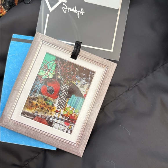 Simply Art by Dolcezza NWT artsy light quilted paffer jacket size S. - Picture 11 of 14